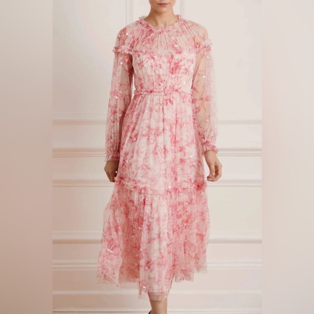 Needle & Thread | Toile De Jouy Delphine Ballerina Dress